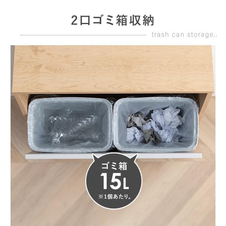 IRIS OHYAMA（アイリスオーヤマ） ゴミ箱 おしゃれ キッチン用 分別