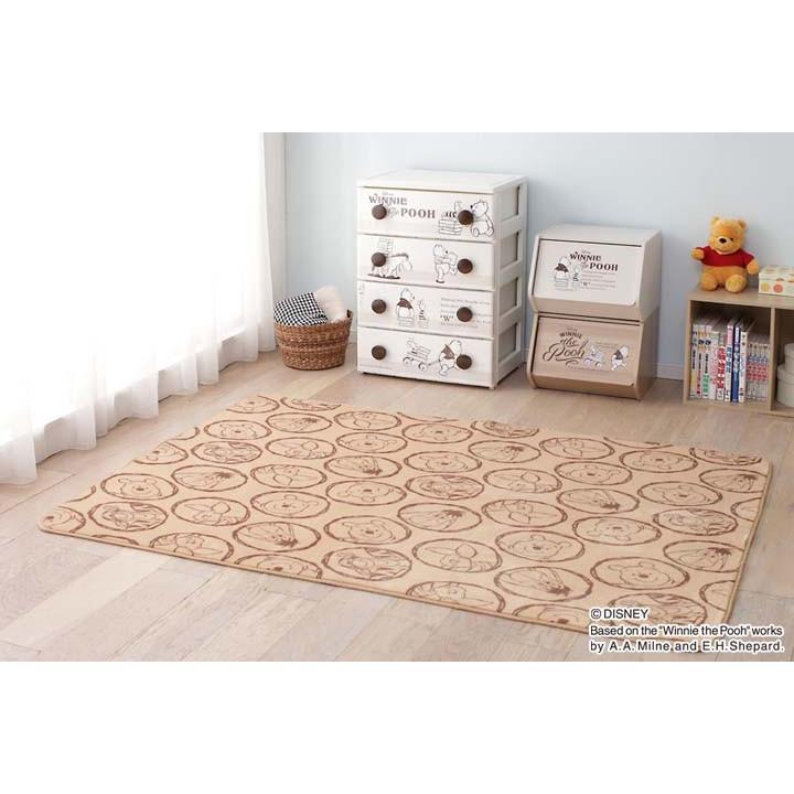 ラグ ディズニー カーペット 子供部屋 くまのプーさん プリントラグ Pr 1318 130 185cm アイリスオーヤマ 収納専科 Sofort 通販 Yahoo ショッピング