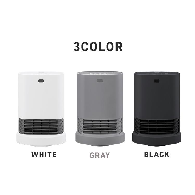 IRIS OHYAMA セラミックヒーター 小型 速暖 人感センサー 節電 大風量