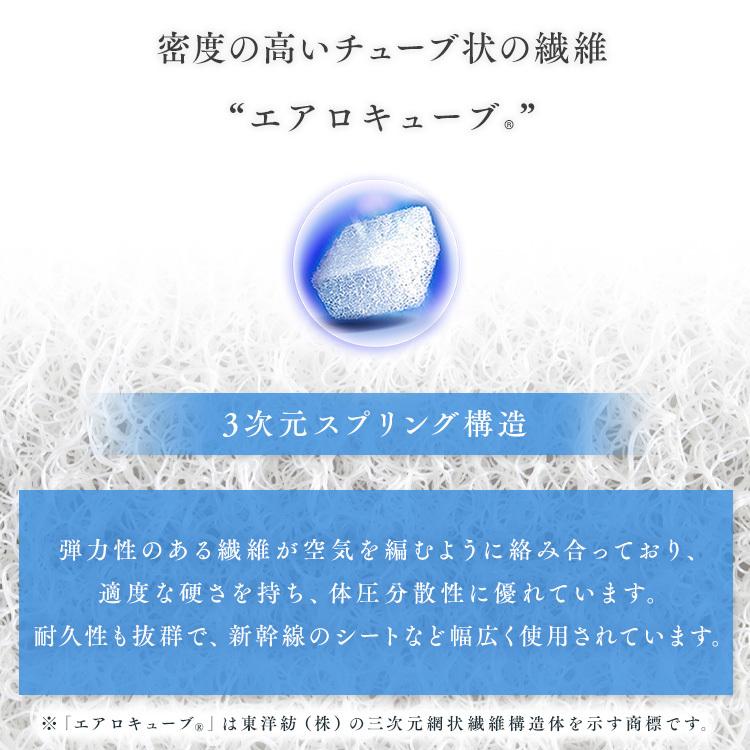 マットレス シングル 高反発マットレス エアリーマットレス 三つ折り 腰痛 洗える アイリスオーヤマ カバー付き 高反発 硬め HBC90-S　 父の日｜sofort｜03