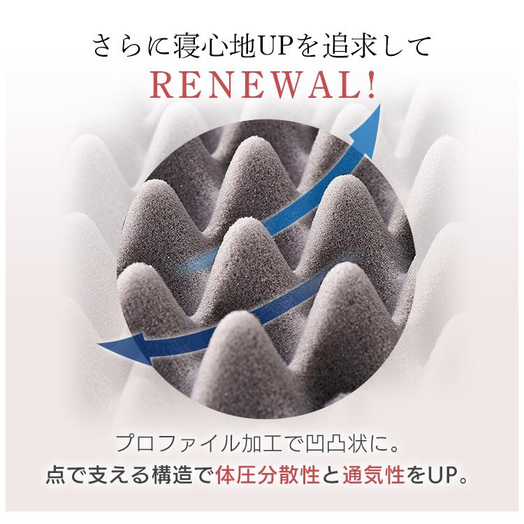 IRIS OHYAMA マットレス マットレストッパー シングル 高反発