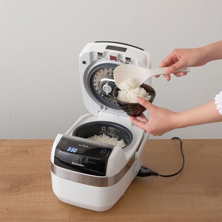 アイリスオーヤマ RC-PC50-W 炊飯器 5.5合 ホワイト Amazon | アイリスオーヤマ 炊飯器 5.5合 米屋の旨み 銘柄量り