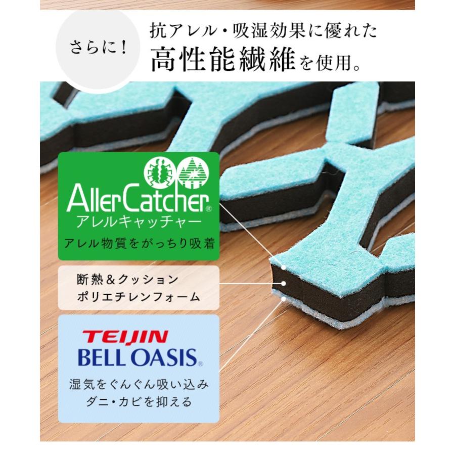 除湿マット すのこ ダブル すのこ型吸湿マット エアジョブPlus アレル