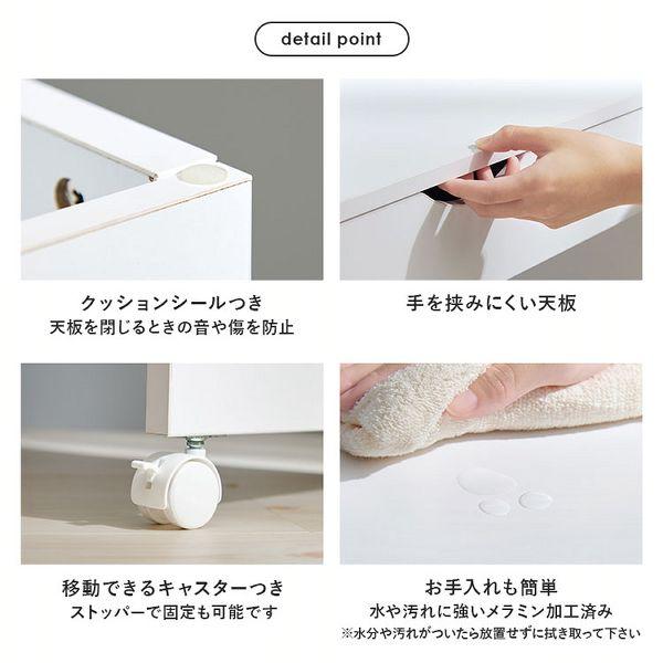 コスメワゴン キャスター付き おしゃれ 白 LEDライト 引き出し 伸縮式