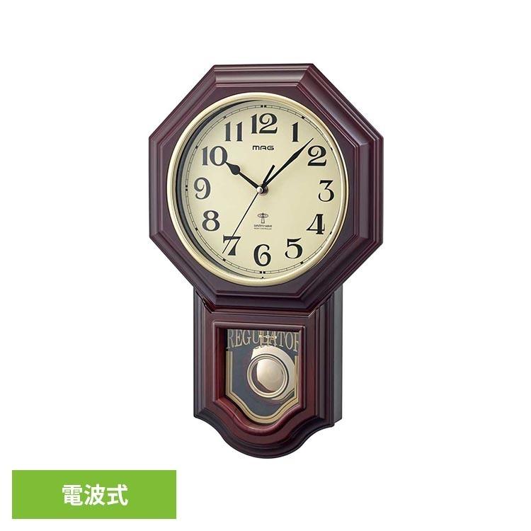 電波時計 チャイム ボンボン 振り子 鹿鳴館DX MAG : 家具インテリア館