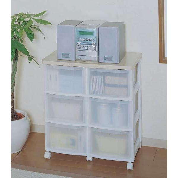 チェスト タンス 箪笥 洋服ダンス プラスチック 3段 幅62cm 収納 収納ケース 収納ボックス 衣装ケース 北欧 CCW-626 アイリスオーヤマ 一人暮らし|sofort|02