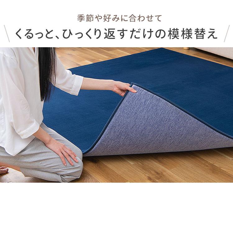 IRIS OHYAMA ラグ おしゃれ 絨毯 カーペット ラ・クッションラグ