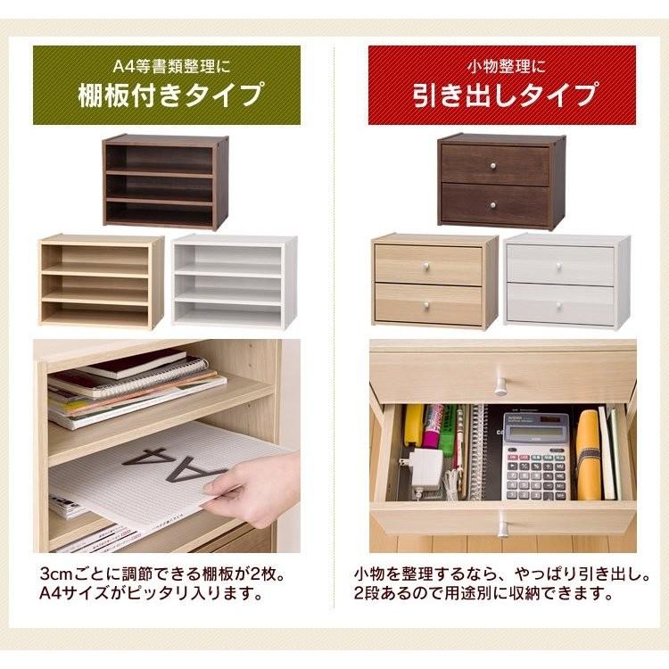 IRIS OHYAMA（アイリスオーヤマ） カラーボックス 4個セット 収納 扉