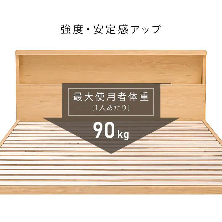 ベッドフレーム ベッド マットレス シングル マットレスセット マットレス付き 棚付き コンセント付き SNB-S アイリスオーヤマ×アイリスプラザ (Ｄ)_8