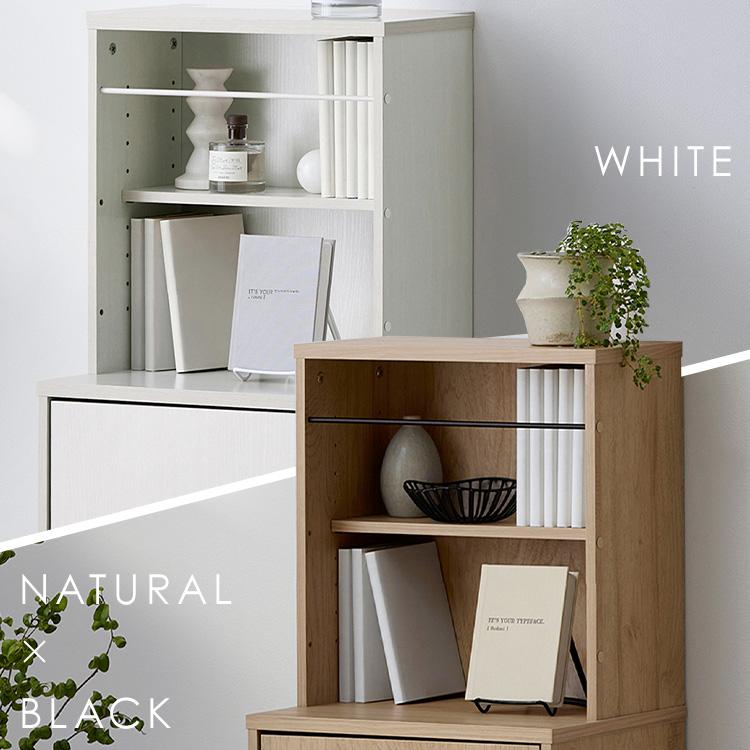 IRIS OHYAMA（アイリスオーヤマ） 本棚 大容量 扉付 隠せる 幅39.5cm