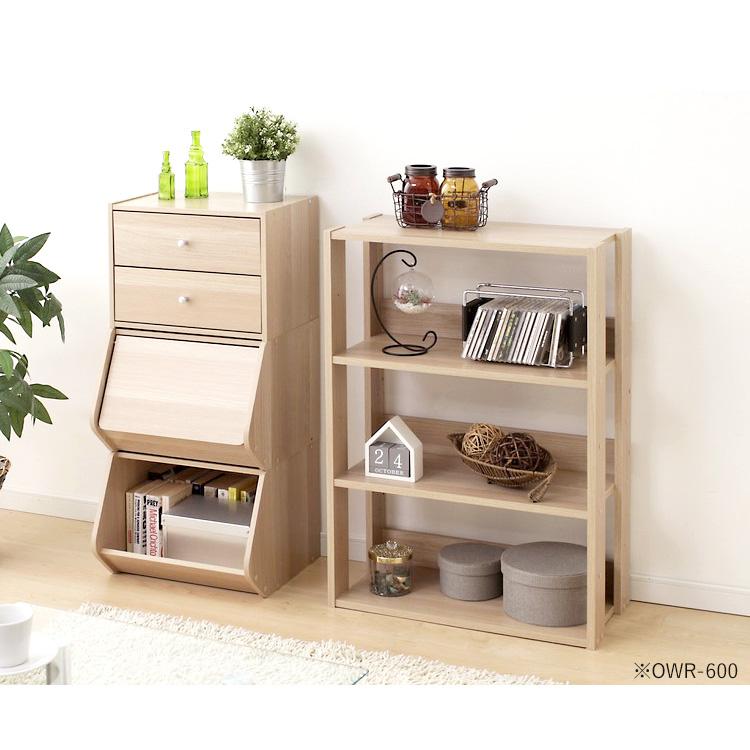 IRIS OHYAMA（アイリスオーヤマ） オープンウッドラック OWR-600 木製