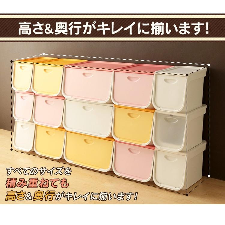 IRIS OHYAMA（アイリスオーヤマ） 収納ケース フラップボックス FLP-S