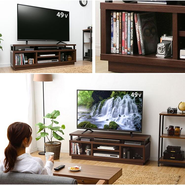 テレビ台 ローボード おしゃれ テレビボード 北欧 木目 収納 TV台 AVボード TVボード オープンテレビ台 OTS125M アイリスオーヤマ TV台 コンパクト｜sofort｜06