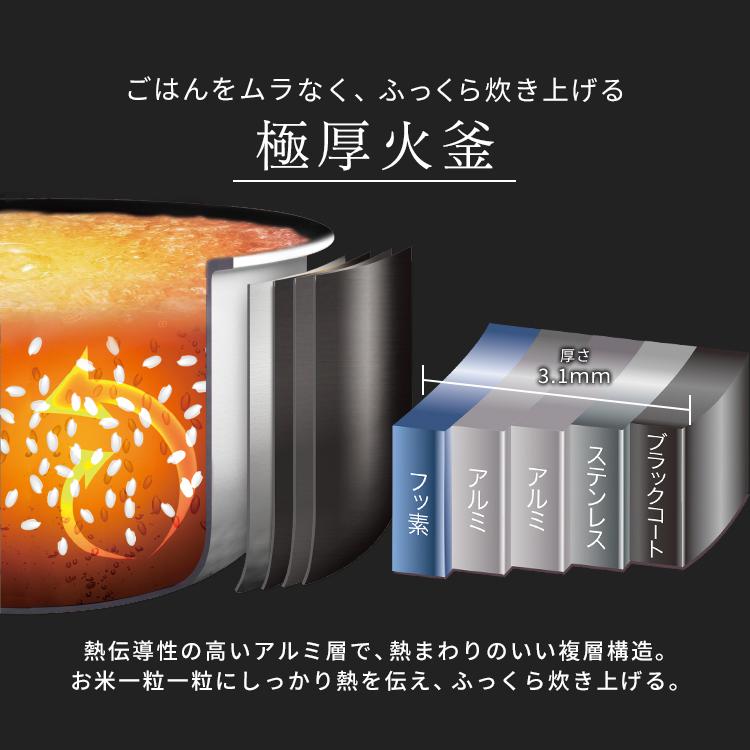 IRIS OHYAMA 炊飯器 低糖質 糖質カ抑制 3合 IHジャー炊飯器 3合