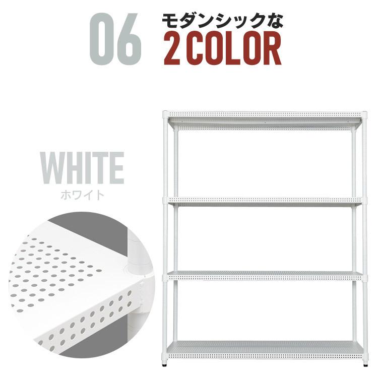 ★大特価★4段　スチールラック　120 ホワイト　収納ラック　キッチンラック ニトリ（NITORI） スチールラック(CUSTOM 幅115cm 4段 ホワイト