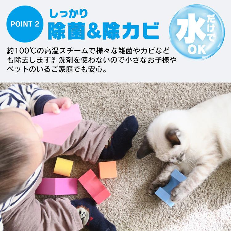 スチームクリーナー アイリスオーヤマ ハンディ 除菌 コンロ キッチン 掃除 クリーナー スチーム 掃除機 蒸気  台所 キッチン用品 水蒸気 強力 STM-303