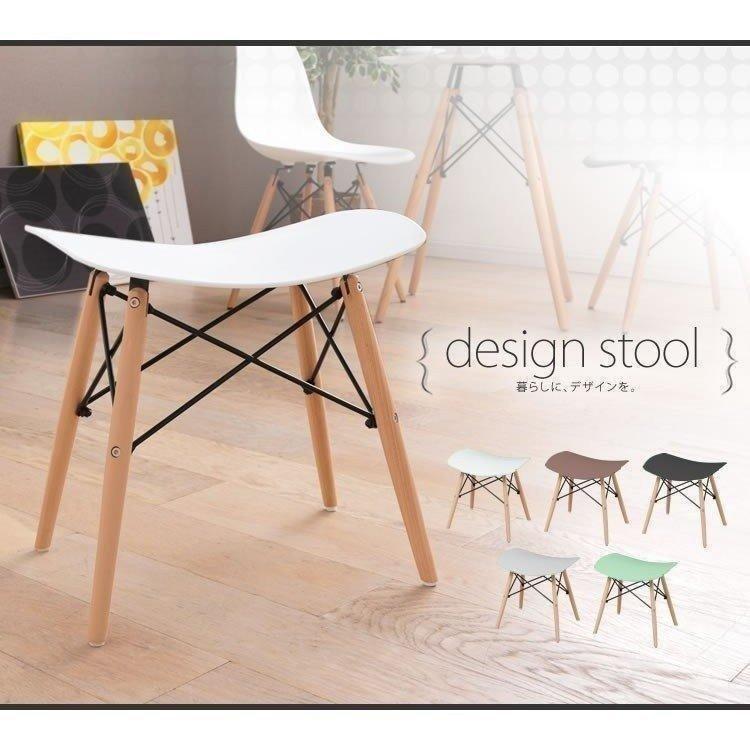 ウッドスツール Eames イス スツール[TypeC] イームズ 在庫あり即日