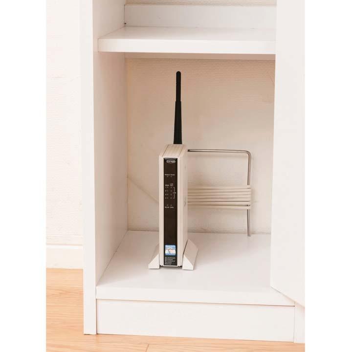 鏡面モデム収納ラック スリム パソコン収納 モデム 収納 ラック 隙間 代引不可 M 収納専科 Sofort 通販 Yahoo ショッピング