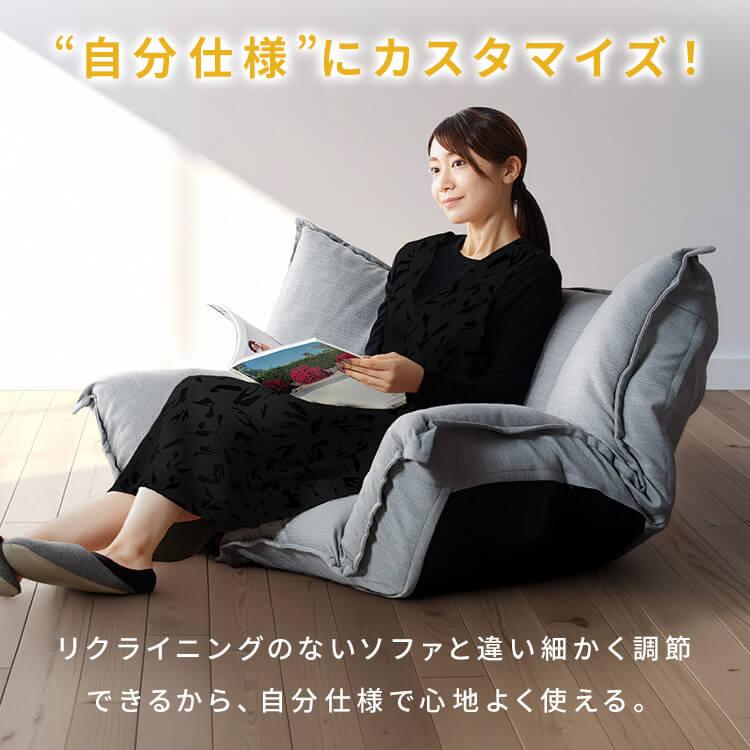 ソファー 一人掛け 2人掛け 折りたたみ コンパクト収納 リクライニング