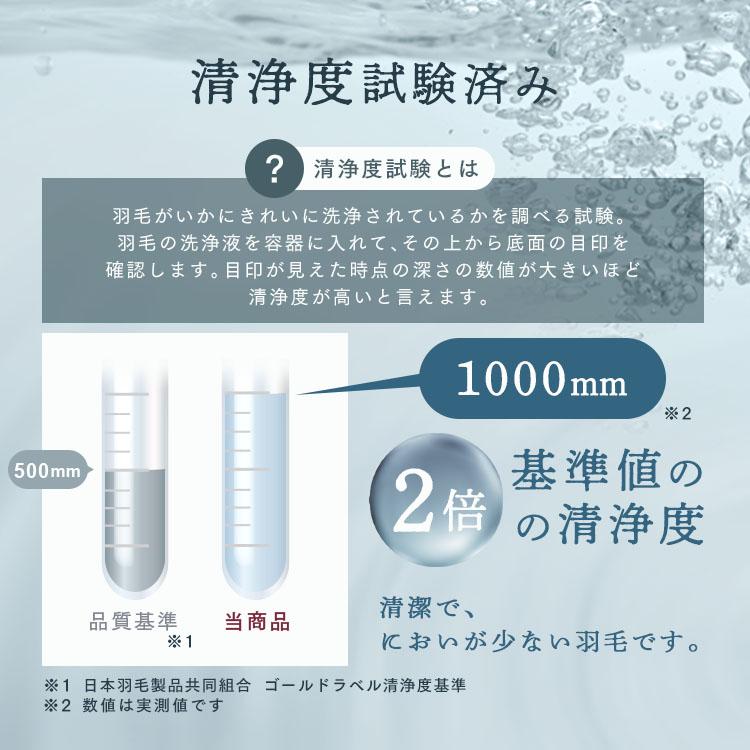 羽毛布団 掛け布団 シングル ロング ホワイトダックダウン 80％ 日本製 洗える 布団 かけふとん 冬 暖かい 軽量 ふわふわ 立体キルト 冬布団 *_10
