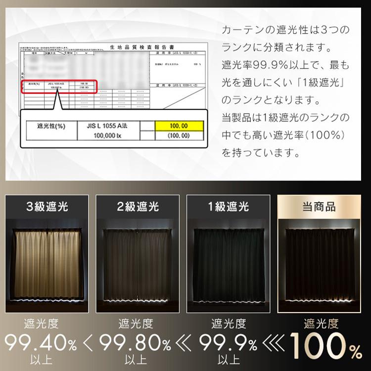カーテン 遮光 安い　4枚セット 4枚組 おしゃれ 遮光1級 おしゃれ 洗える 洗濯機 北欧 遮音 遮光カーテンセット | ブランド登録なし | 16