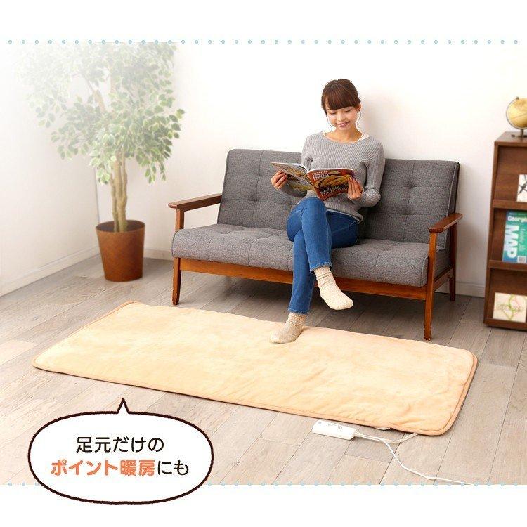 ごろ寝マット 80×170cm ホットカーペット 洗える フランネル ごろ寝マット 80×170cm ホットカーペット 洗える フランネル