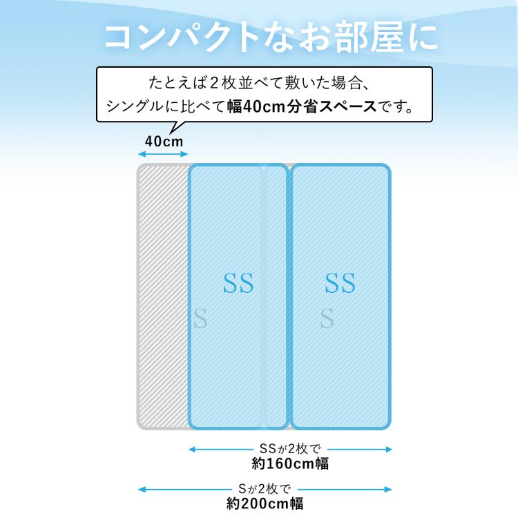 敷布団 ダブル 日本製 布団 極厚 高反発 敷き布団  ふとん 寝具 軽量 硬め 防菌 防臭 防ダニ 三層｜sofort｜15