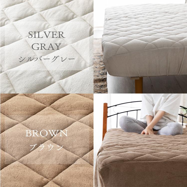 ボックスシーツ 敷きパッド クイーン ベッドカバー 涼感 キルト