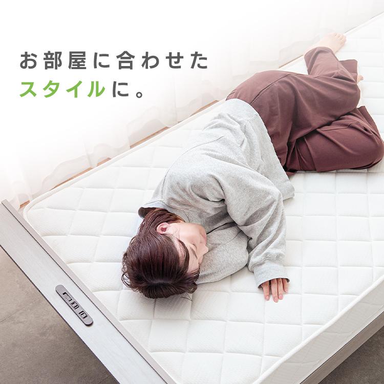 【圧倒的最安値】白木目のカッコ可愛いベッドフレーム♪ ベッド ダブル ベッドフレーム 安い すのこ 収納 すのこベッド 木製 高