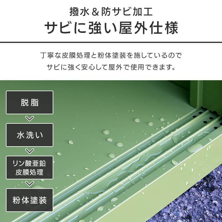 物置 屋外 倉庫 収納 縦型 スチール製 サビに強い 鍵付 安全 スチール