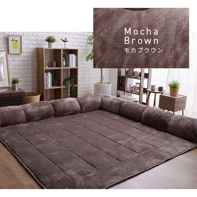 こたつソファ ローソファ ラテブラウン With：）SOFA（ウィズソファ） 爆買い 8点セット こたつソファ フロア