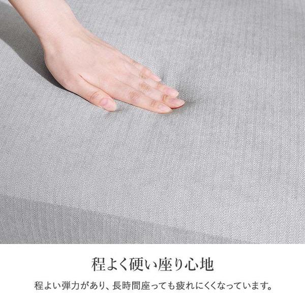 カウチソファ 2人掛け 片肘ソファ ソファ カリーナ左肘 (代引不可)(TD