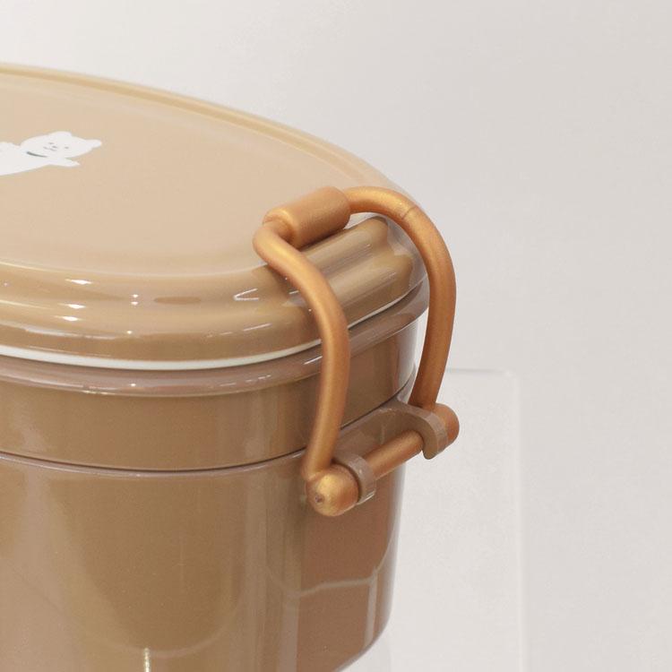 サブヒロモリ ランチボックス 弁当箱 2段 ムームーフレンズ オーバル