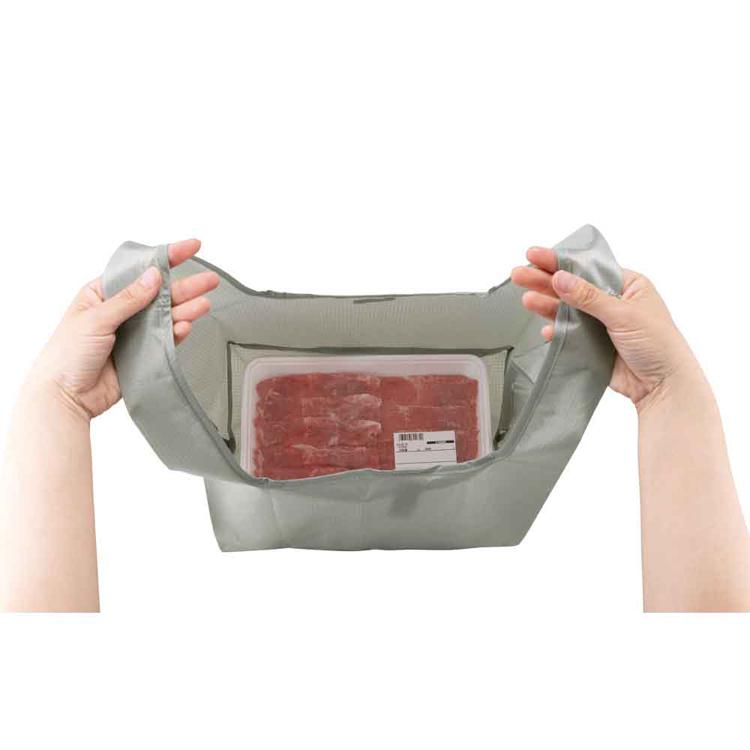 THERMOS（サーモス） エコバッグ 洗濯機OK 広口 コンパクト ポケット