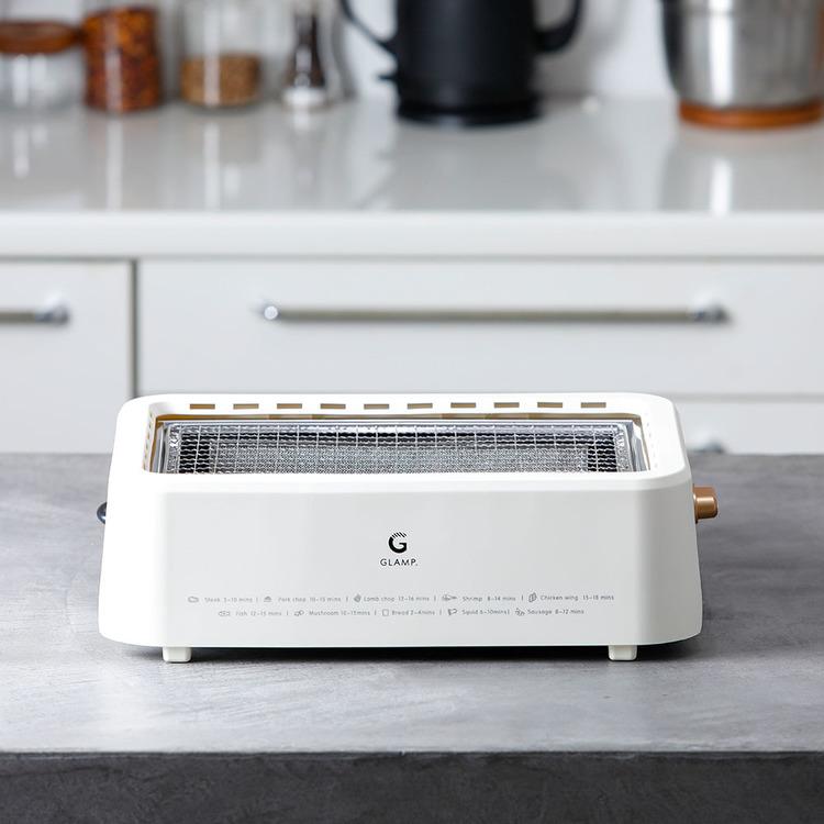 グリル 超少煙グリル GLAMP. GLAMP．超少煙グリル SG01-BK LIMON (B