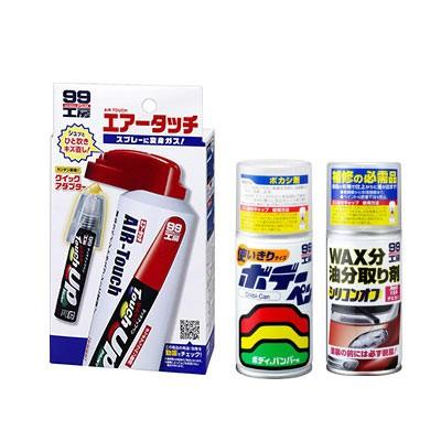 特注カラーのｍｙタッチアップペン 別売 とエアータッチでバンパーの線キズ 引っかきキズを離れて見たら目立たない程度に直す補修セット 特注ペイント用 Soft99 E Mono 通販 Paypayモール