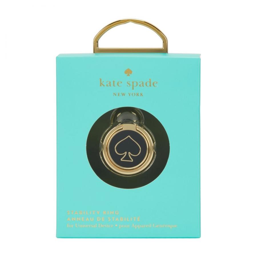Kate Spade Universal RING STAND SPADE OUTLINE black / gold｜softbank-selection｜04