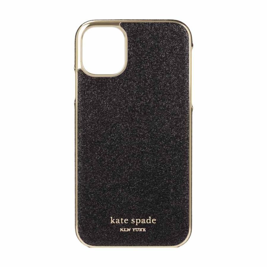 Kate Spade iPhone11 Inlay Wrap black munera｜softbank-selection