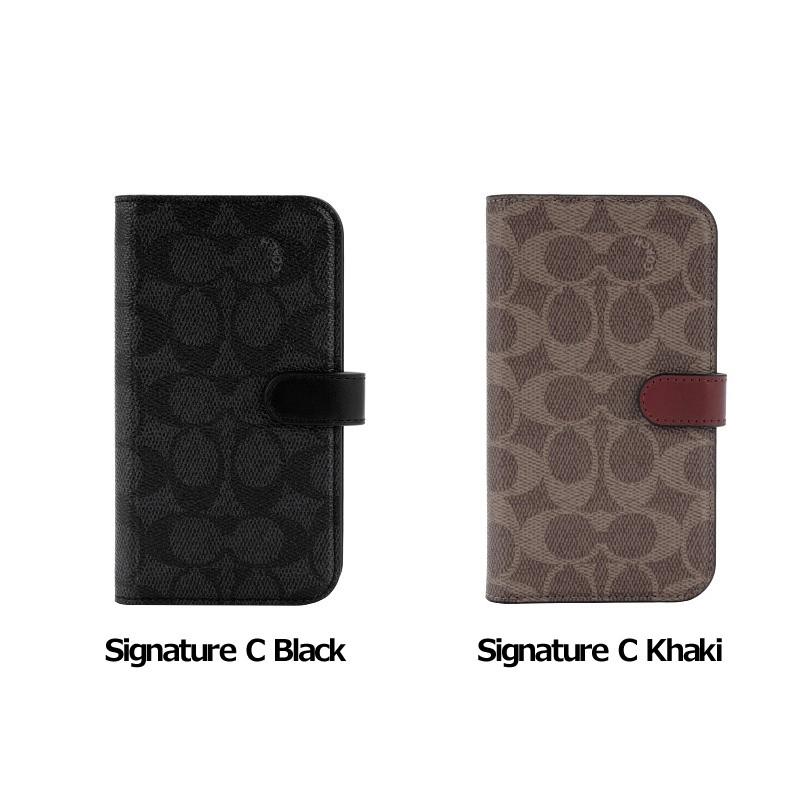 柔らかい iPhone14 ☆大人気☆ COACH 手帳型ケース 新品 iPhone用