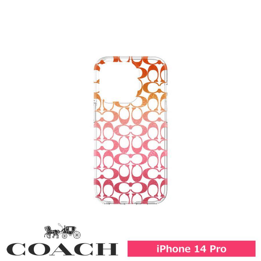 COACH コーチ iPhone 14 Pro Coach Protective Case Signature C Pink Ombre スマホケース  スマホカバー :0650450080505:ソフトバンクセレクション - 通販 - Yahoo!ショッピング