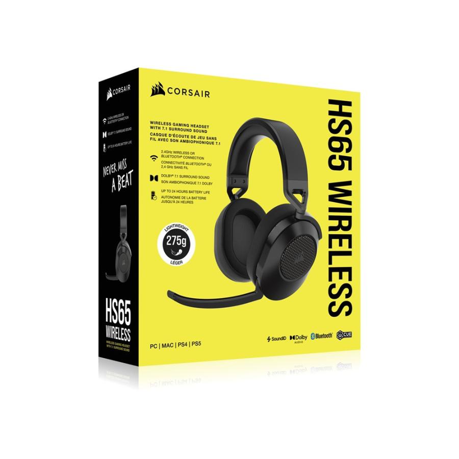 コルセア CORSAIR HS65 WIRELESS ゲーミングヘッドセット CA-9011285 