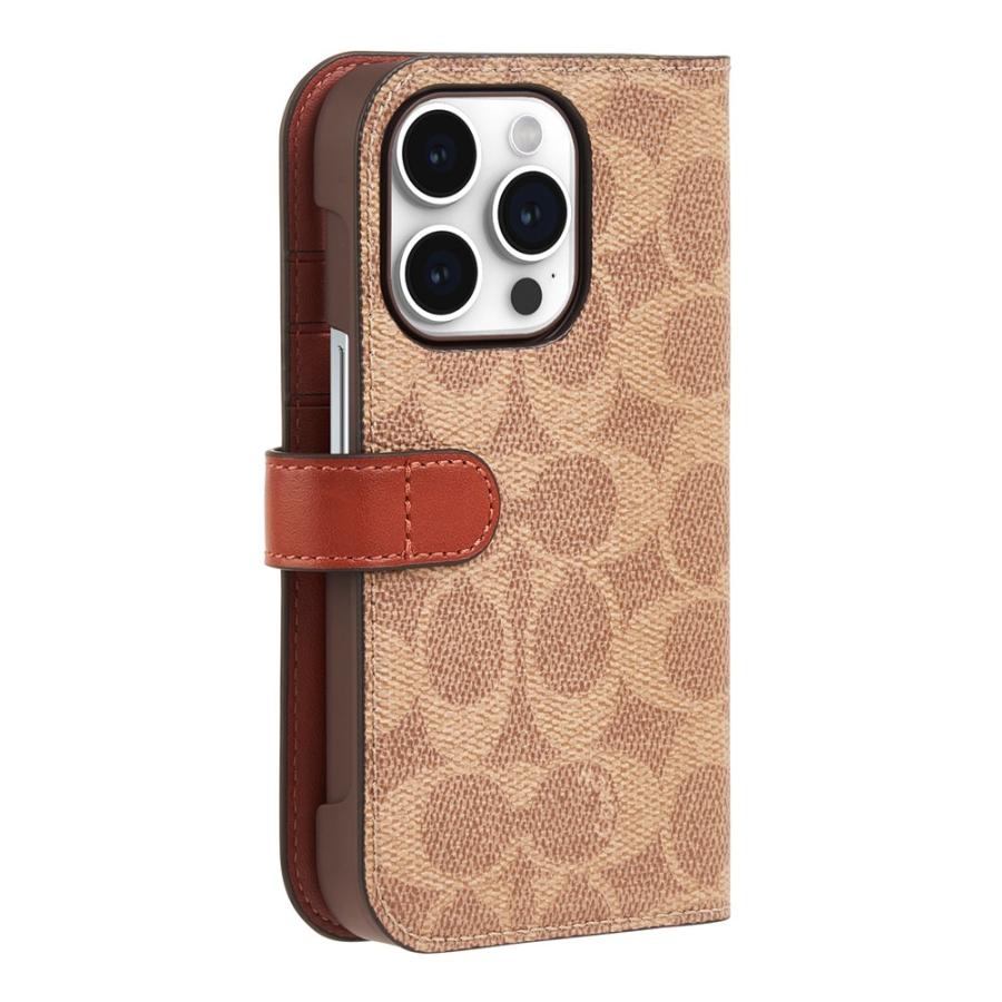 COACH コーチ iPhone 15 Pro Coach Folio Case｜softbank-selection｜15