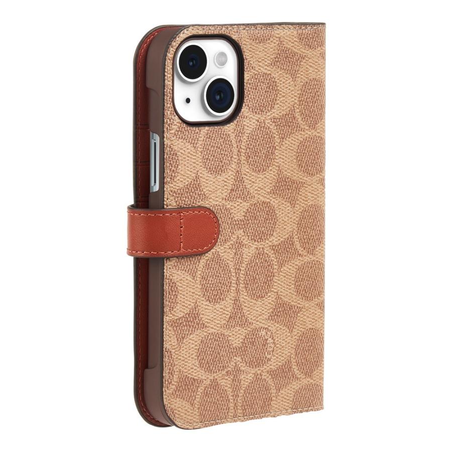 COACH コーチ iPhone 15 Plus Coach Folio Case｜softbank-selection｜14