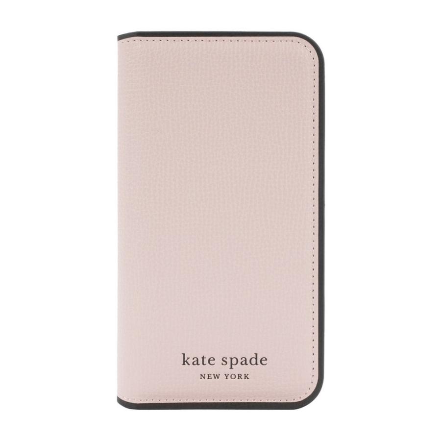 kate spade ケイトスペード iPhone 15 KSNY Folio Case - Pale Vellum/Black｜softbank-selection｜05