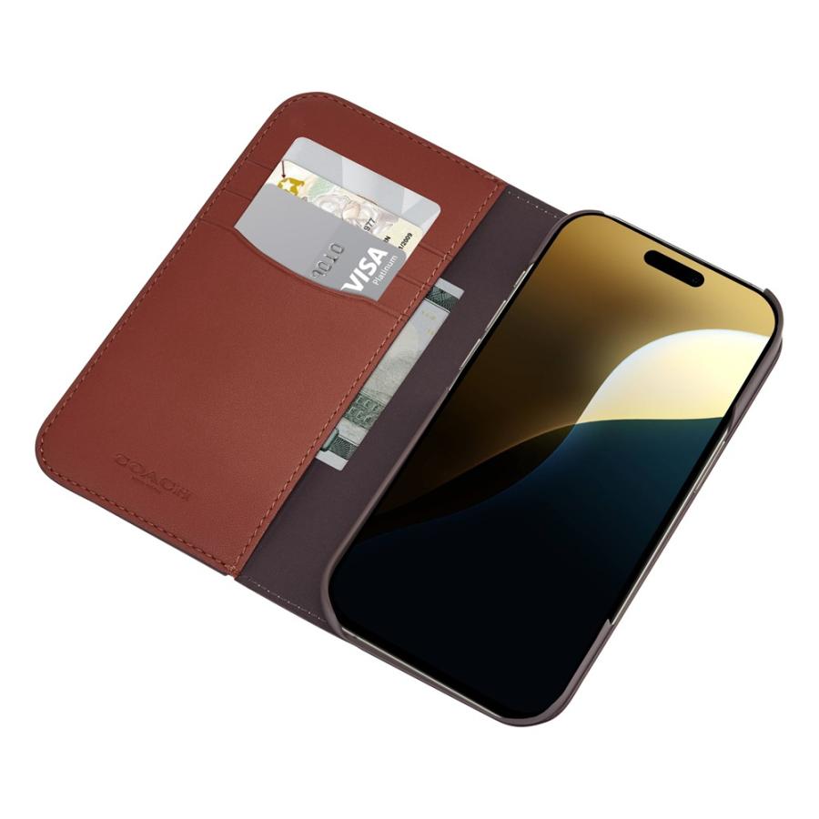 iPhone 16 Pro ケース Coach Folio Case コーチ 手帳型