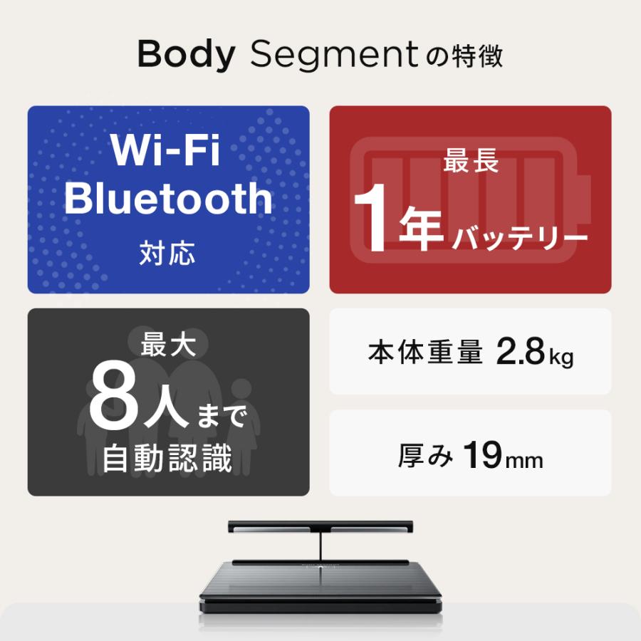 Withings Withings Body Segment Black スマート体重計 BMI 血管年齢