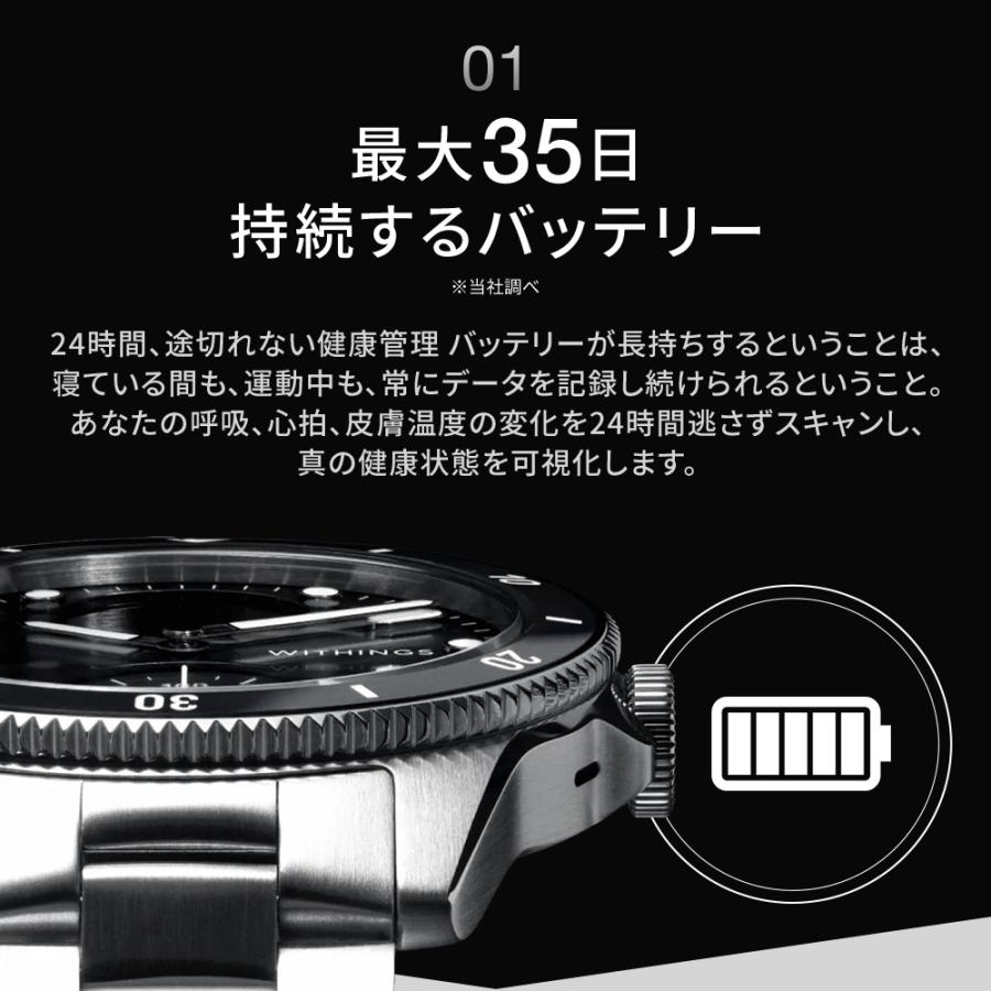 Withings スマートウォッチ Withings ScanWatch Healthmaster 42mm