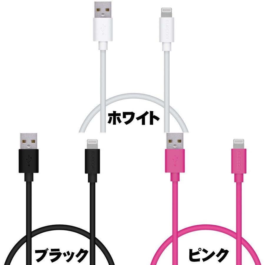 iPhone 充電ケーブル ライトニングケーブル 0.5m MFi認証 超急速 ピンク iPhone/iPad/iPod/AirPods各種対応 Lightning｜softbank-selection｜08