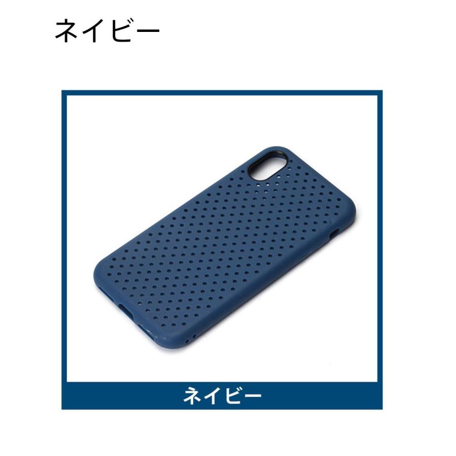 PGA iPhone X用 ドットメッシュケース グリーン｜softbank-selection｜05