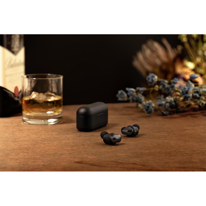 GLIDiC TW-9000 完全ワイヤレスイヤホン メタリックブラック ANC 外音取り込み機能 高音質再生 長時間バッテリー 防滴IPX4 Qi対応 ワイヤレス充電 GLIDiC TW 完全ワイヤレスイヤホン メタリックブラック 外音取り込み機能 高音質再生 長時間バッテリー ワイヤレス充電